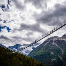 Charles Kuonen Suspension Bridge by Swissrope