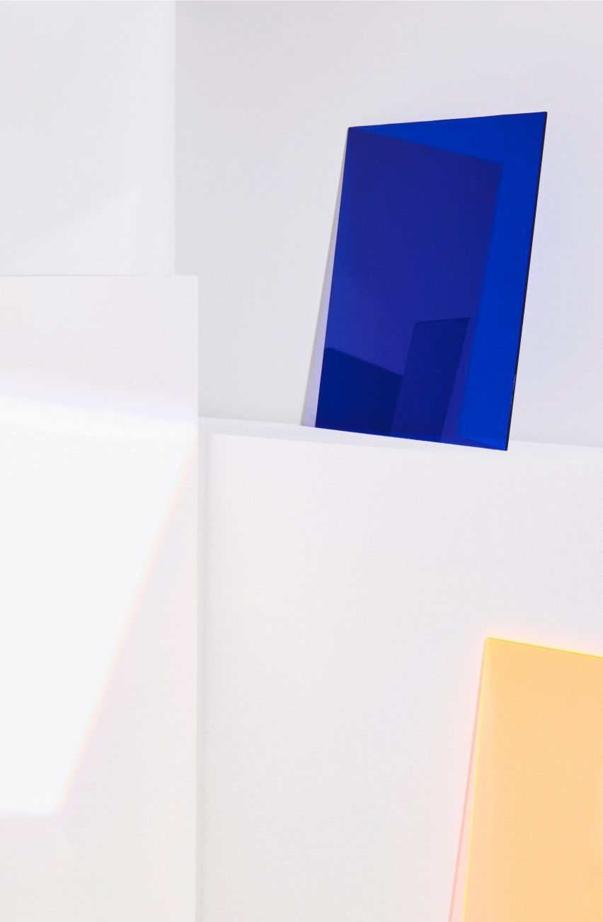 Petite Friture's Abstraction collection includes lighting and wallpaper