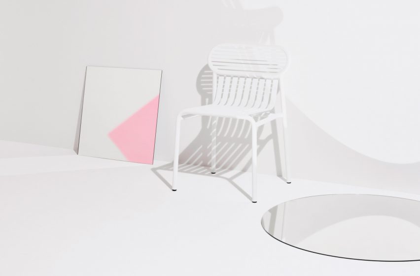 Petite Friture's Abstraction collection includes lighting and wallpaper