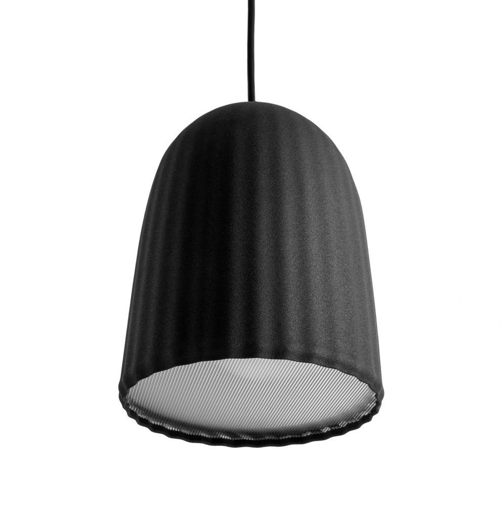 Petite Friture's Abstraction collection includes lighting and wallpaper