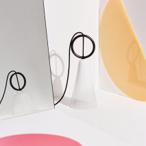 Petite Friture's Abstraction collection includes lighting and wallpaper