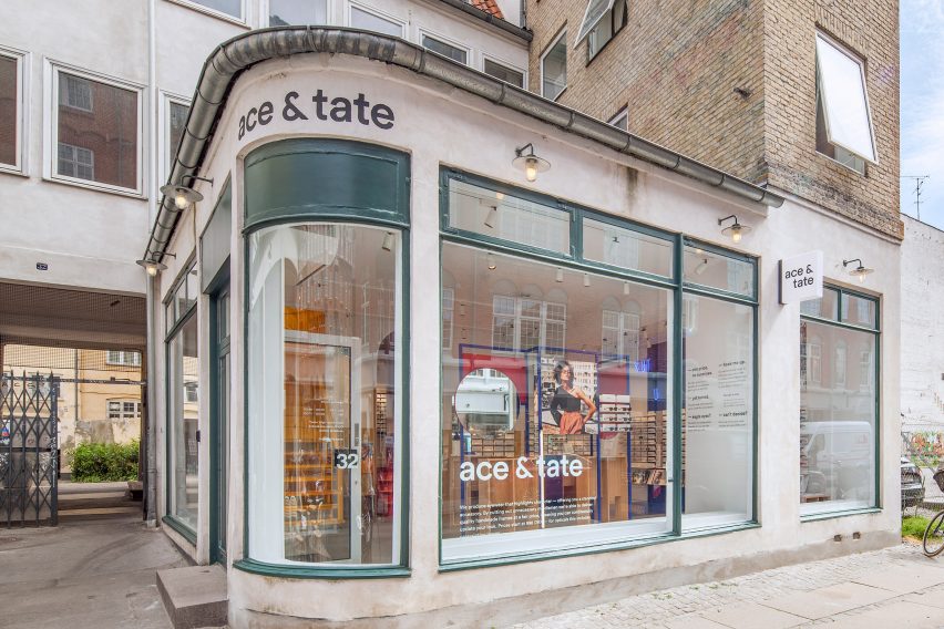 Spacon & X design Ace & Tate's new Copenhagen eye-wear store to evoke an artist's studio