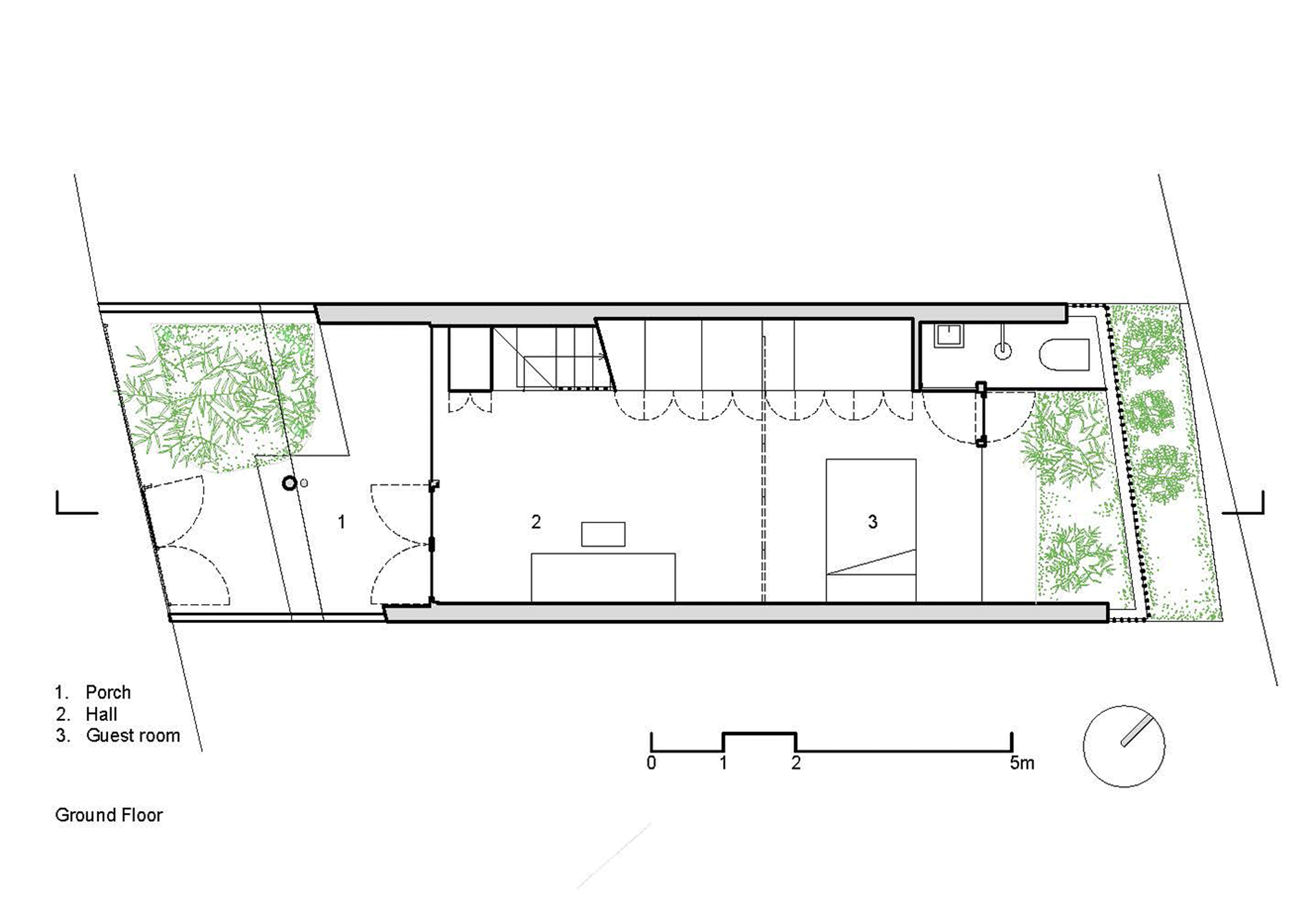 Bamboo House by Vo Trong Nghia