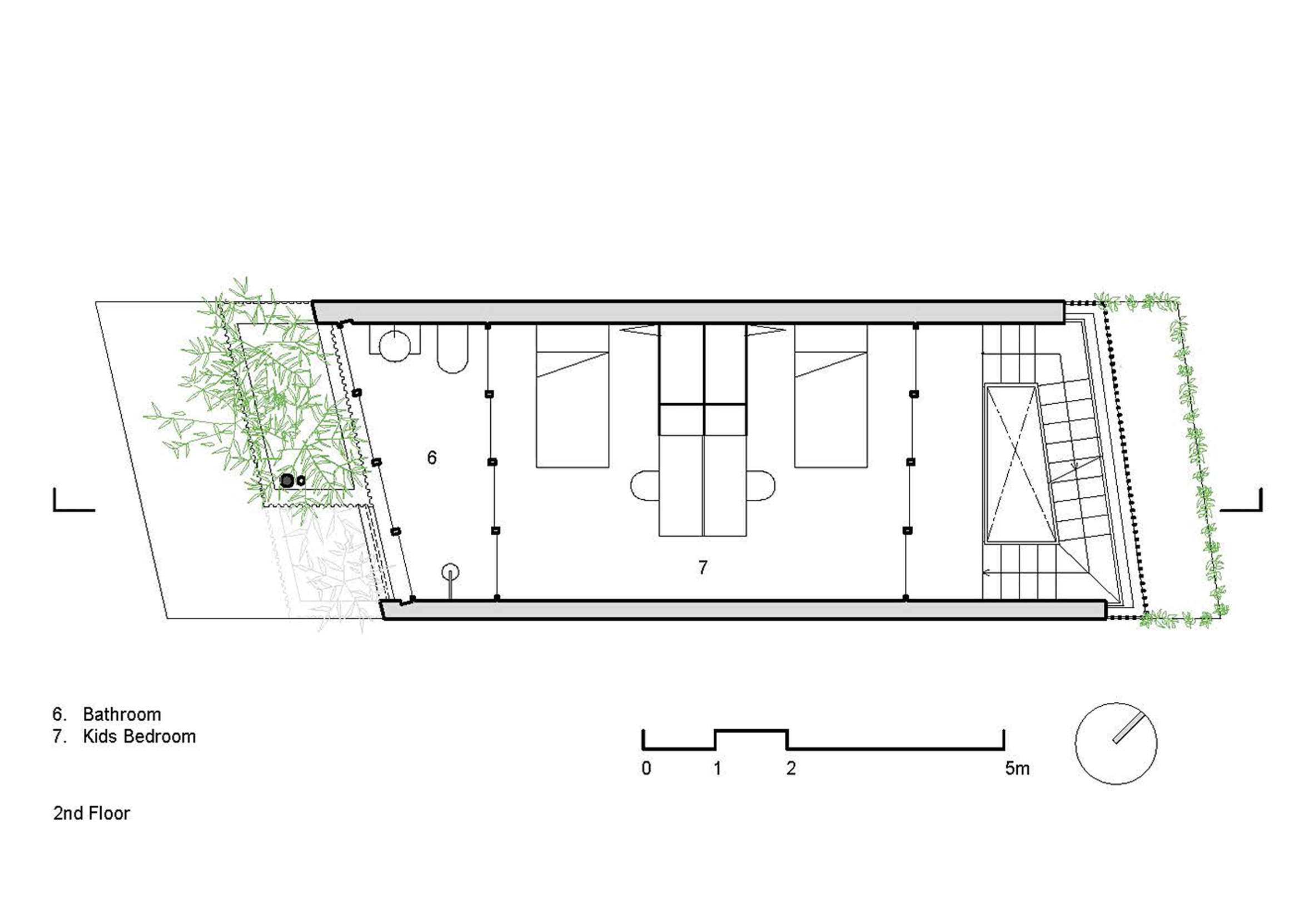 Bamboo House by Vo Trong Nghia