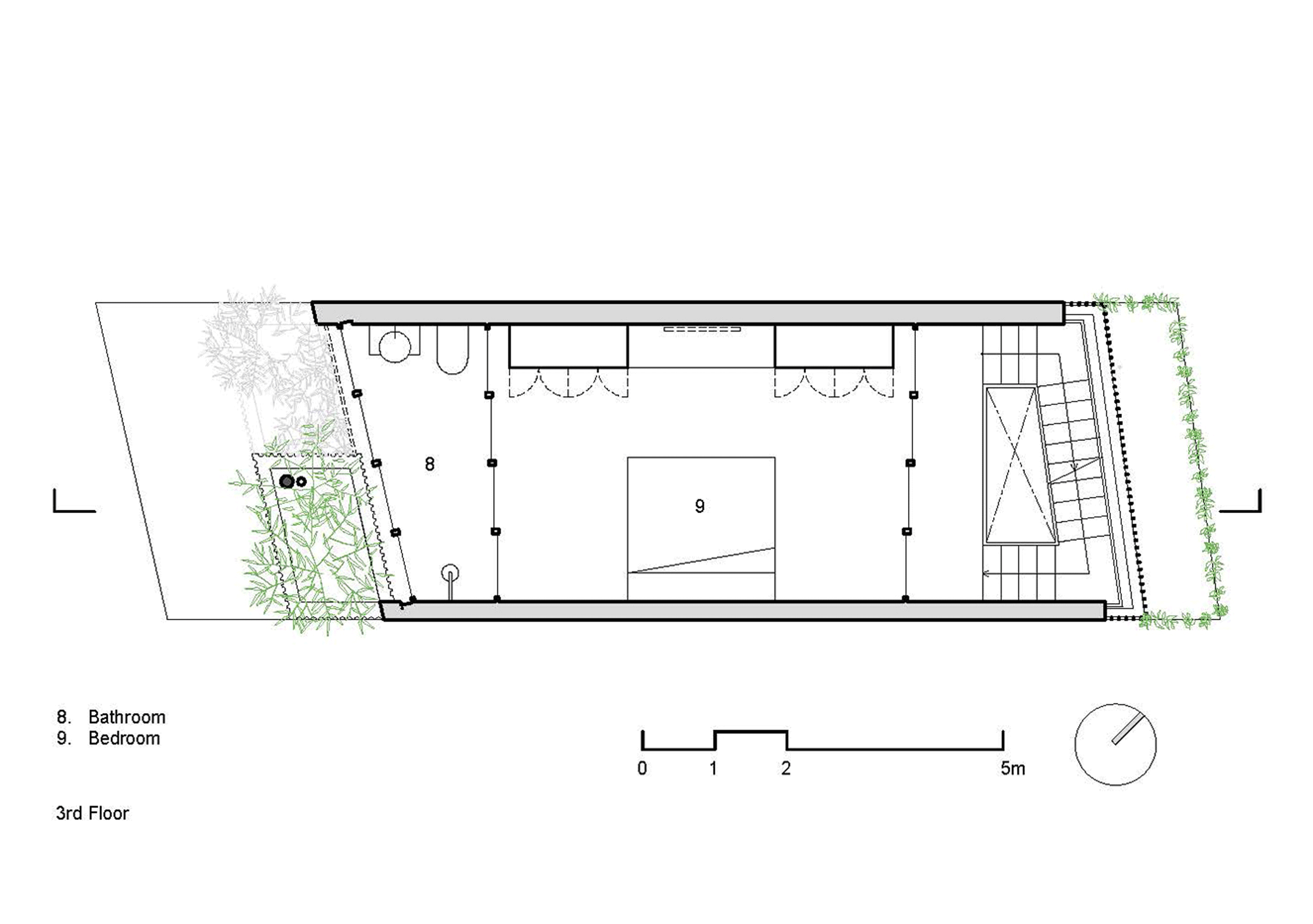 Bamboo House by Vo Trong Nghia