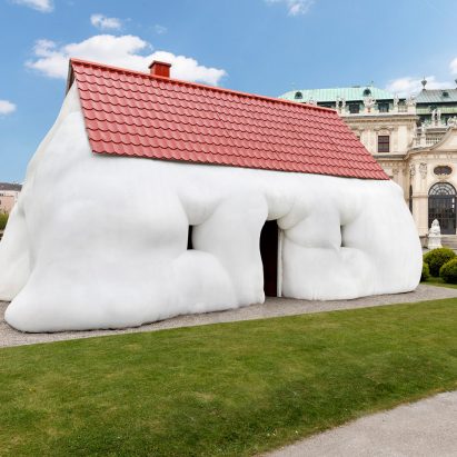 Erwin Wurm’s Fat House installed outside baroque palace in Vienna