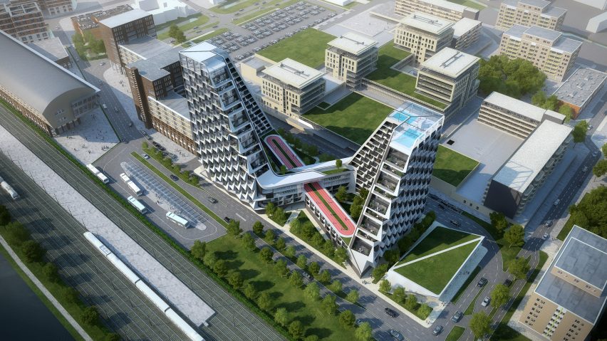 Looping Towers by Peter Pichler Architecture