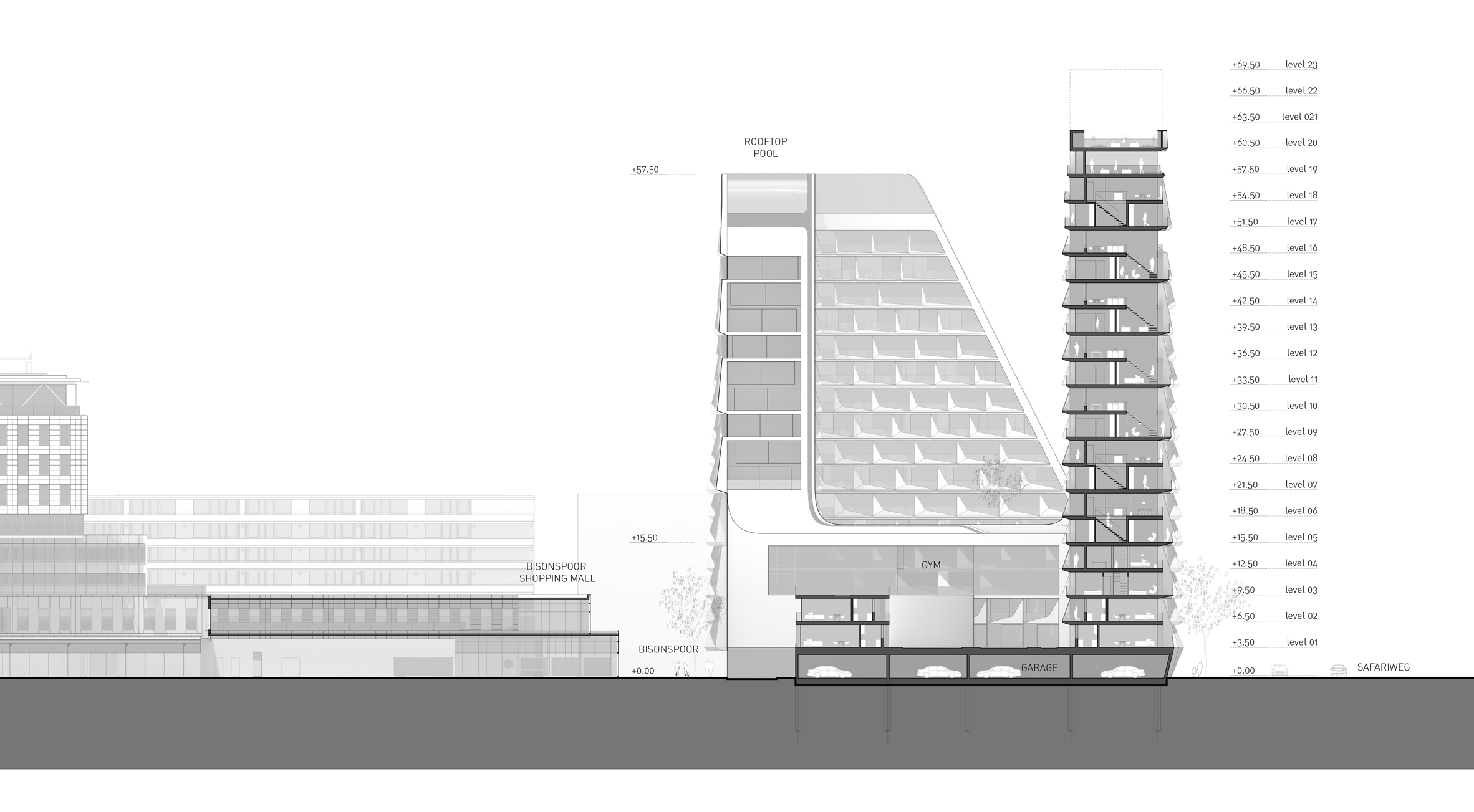 Looping Towers by Peter Pichler Architecture