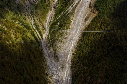 Charles Kuonen Suspension Bridge by Swissrope