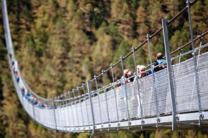 Charles Kuonen Suspension Bridge by Swissrope