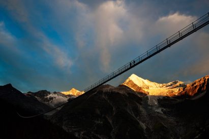 Charles Kuonen Suspension Bridge by Swissrope