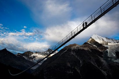 Charles Kuonen Suspension Bridge by Swissrope