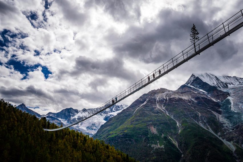 Charles Kuonen Suspension Bridge by Swissrope