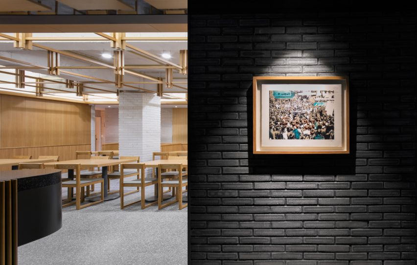 Korean firm By Seog Be Seog decorate Seoul restaurant interior with oak