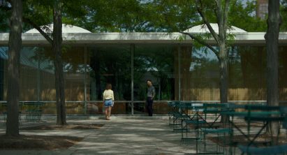 Stills from Columbus movie by Kogonada