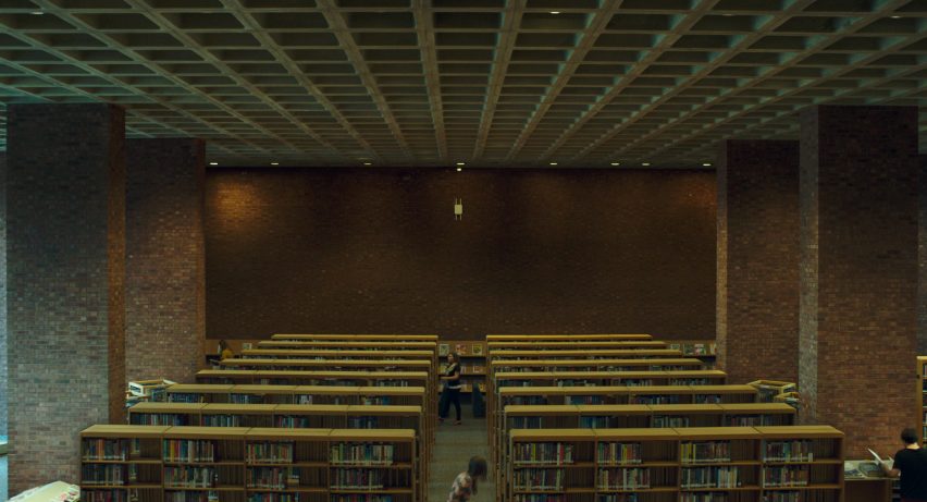 Stills from Columbus movie by Kogonada