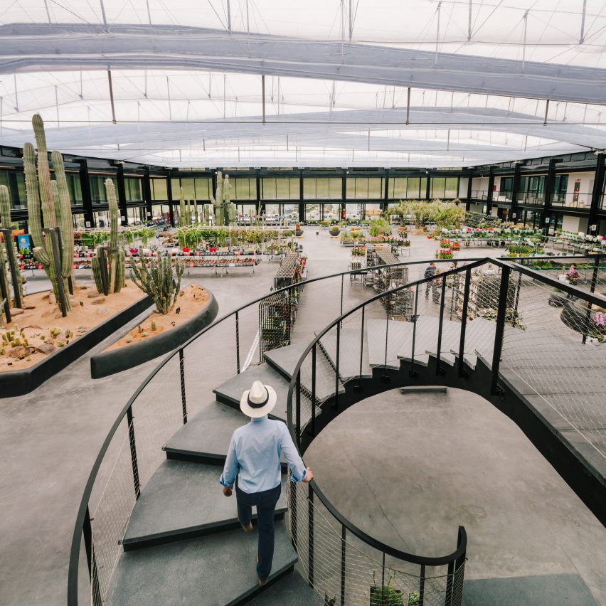 Garciagerman Arquitectos design cactus centre in Madrid