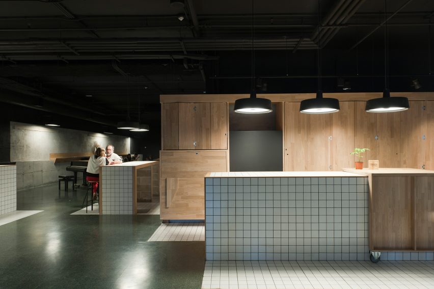 Spanish studio Ibon Salaberria were the winners of the interior design award for the restaurant it designed inside the Tabakalera culture centre in San Sebastian