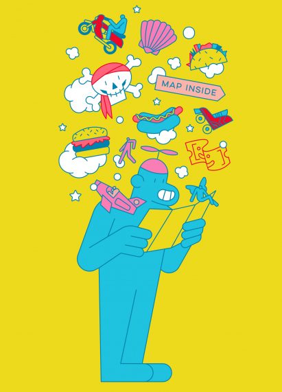 Studio Moross designs posters for relaunched Dreamland theme park