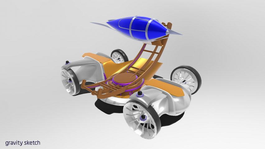 Gravity Sketch virtual reality modelling software