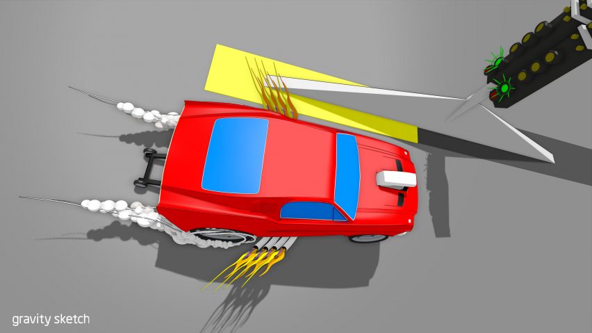 Gravity Sketch virtual reality modelling software