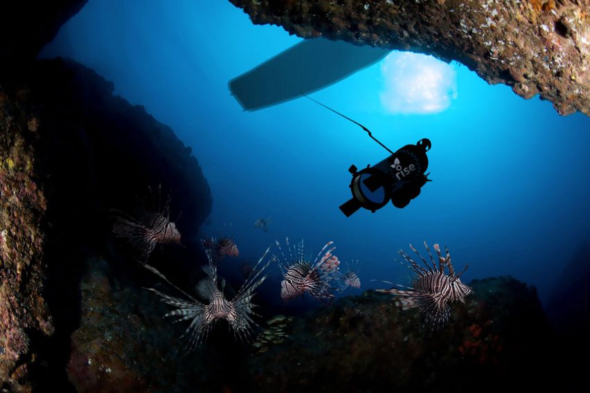 RSE Guardian LF1 robot humanely catches invasive lionfish