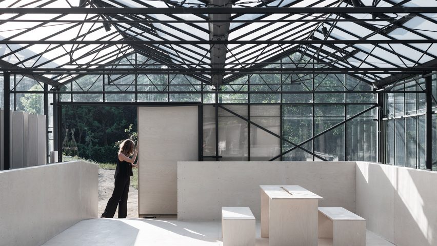 HASA Architects converts derelict glasshouses into events space in London’s Highgate