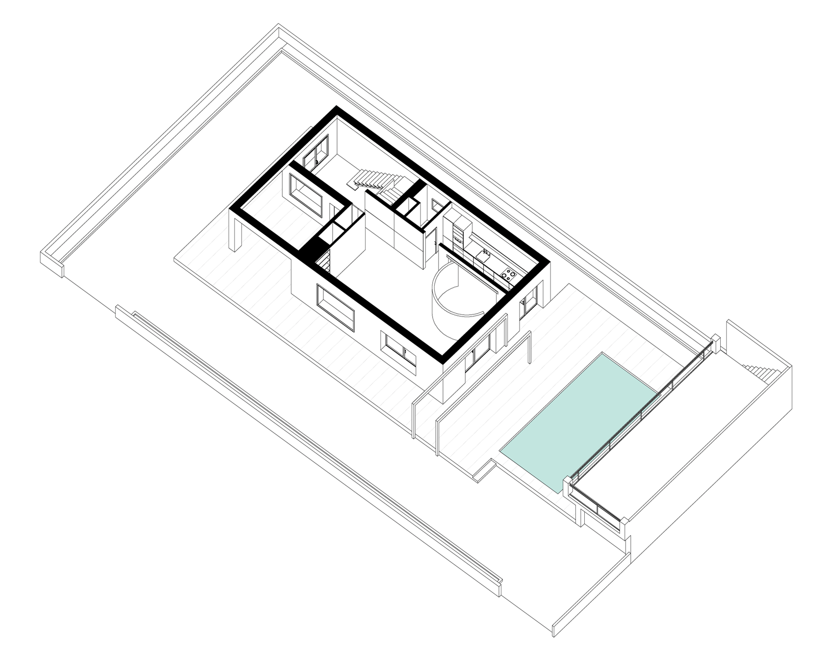 Architect Raúl Sánchez designs House 106 in Barcelona