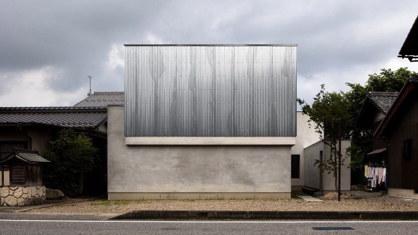 Kouichi Kimura completes steel-wrapped home and studio for photographer in Shiga