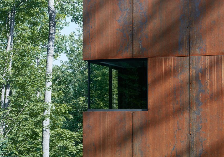 House on Lac Charlebois by Paul Bernier