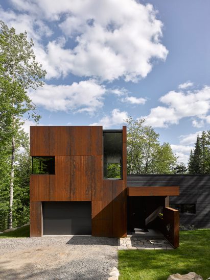 House on Lac Charlebois by Paul Bernier