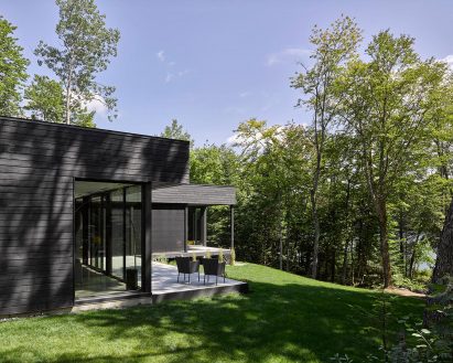 House on Lac Charlebois by Paul Bernier