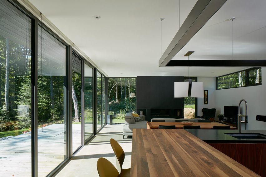 House on Lac Charlebois by Paul Bernier