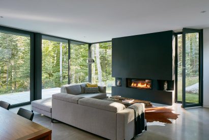 House on Lac Charlebois by Paul Bernier