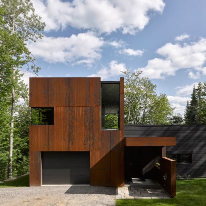 House on Lac Charlebois by Paul Bernier