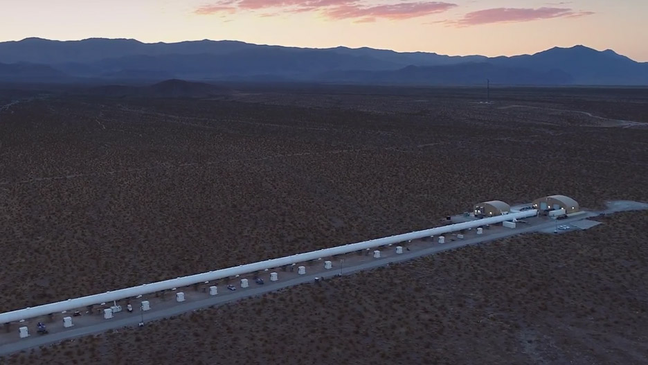 Hyperloop design levitated high speed passenger pod