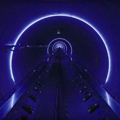 Hyperloop design levitated high speed passenger pod