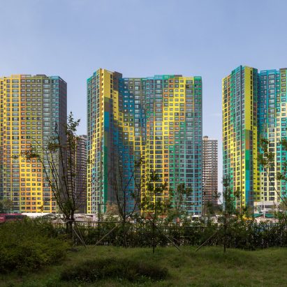 UNStudio uses colour to give identity to faceless South Korean skyscrapers