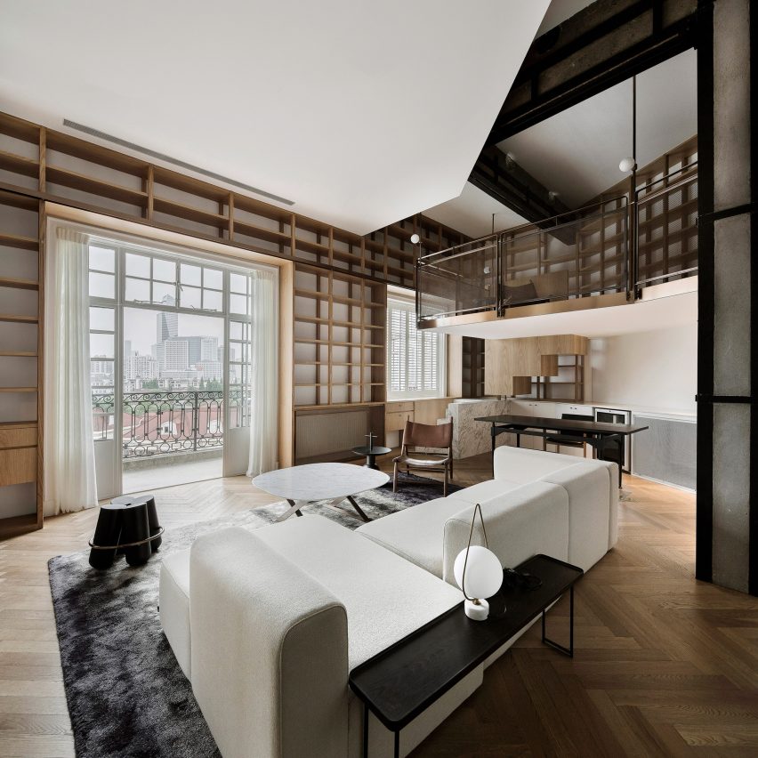 The Library Home, Shanghai, by Atelier TAO+C
