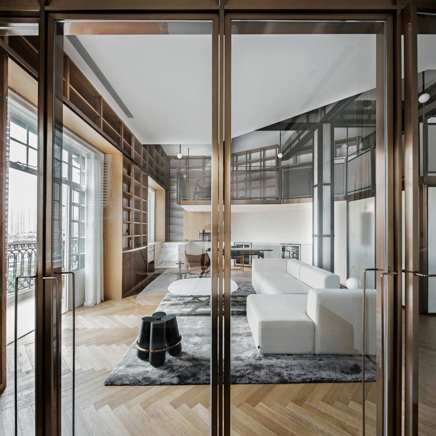 The Library Home, Shanghai, by Atelier TAO+C