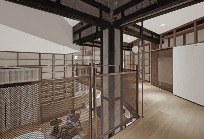 The Library Home, Shanghai, by Atelier TAO+C