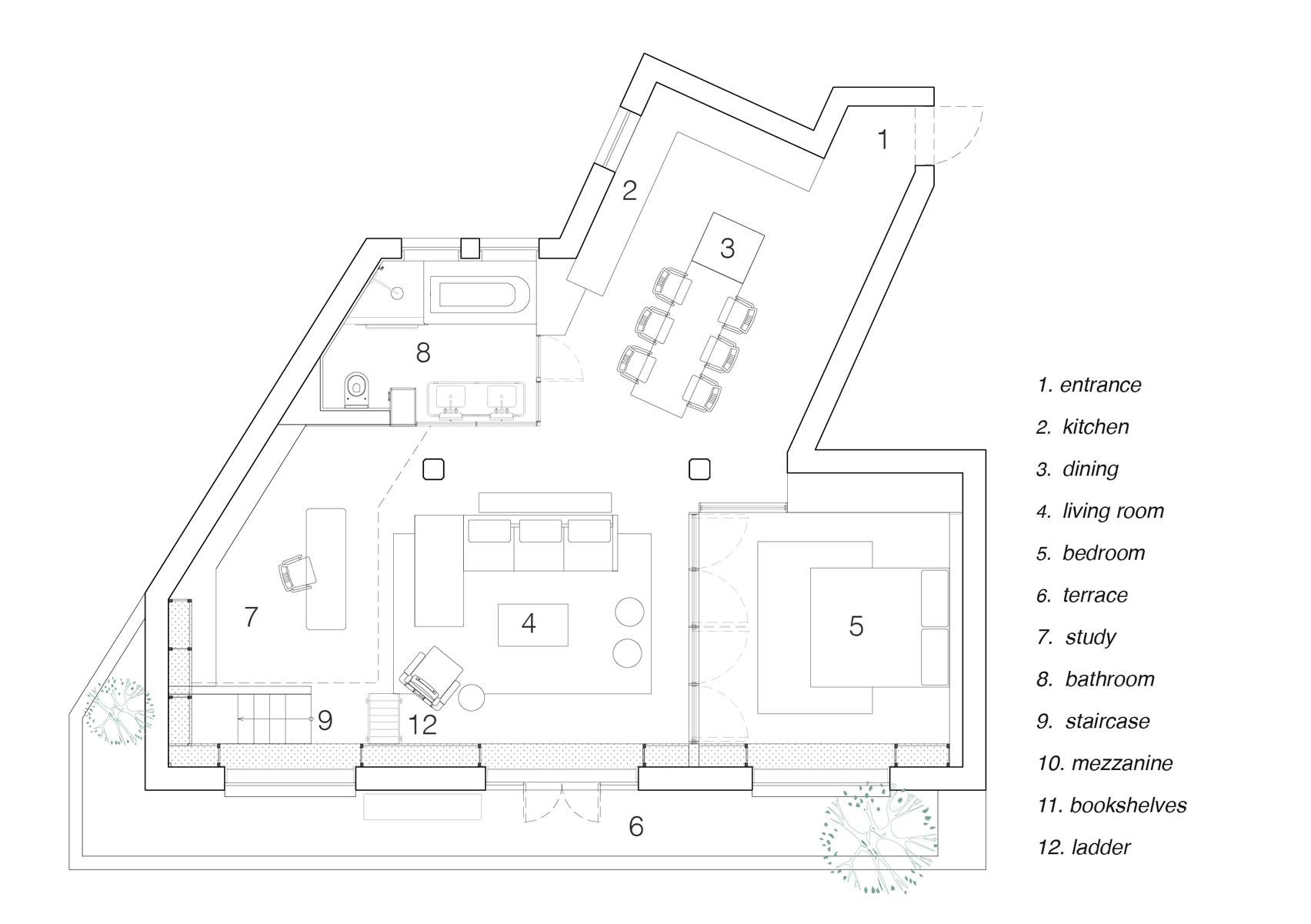 The Library Home, Shanghai, by Atelier TAO+C