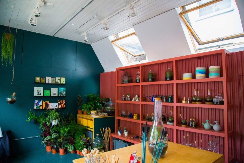 London Terrariums store by Isabel + Helen