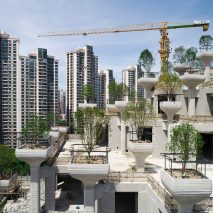 Heatherwick Studio releases new video of 1000 Trees under construction in Shanghai