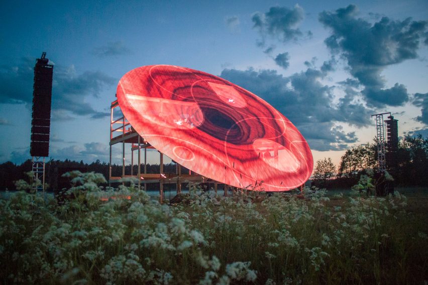 Didzis Jaunzems Architecture builds earthworm-inspired pavilion in Latvia