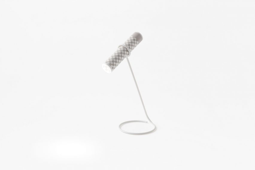 Nendo torch made from a piece of paper