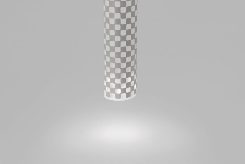 Nendo torch made from a piece of paper