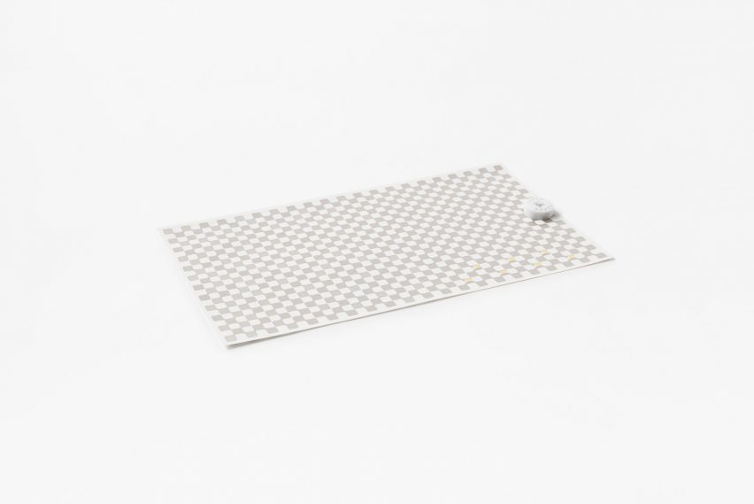 Nendo torch made from a piece of paper