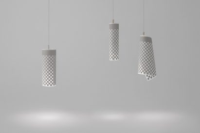 Nendo torch made from a piece of paper