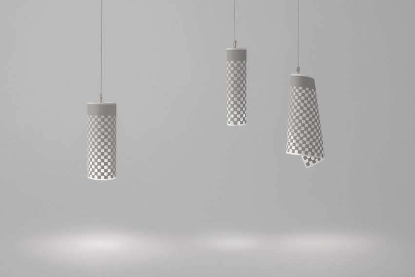 Nendo torch made from a piece of paper
